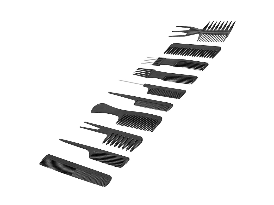 Juego de 10 cepillos y peines profesionales para peluquería y cuidado capilar. Tienda Jinyubo