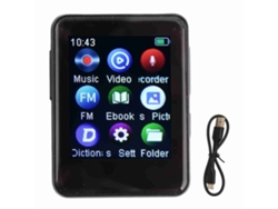 Reproductor Mp3 Portátil Hifi Bluetooth 5.0 Grabadora De Voz Radio Fm Altavoz Libro Electrónico Despertador
