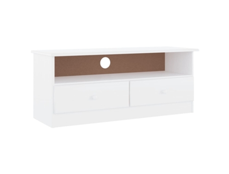 Mueble De Tv VIDAXL Blanco Madera (100x35x41 cm)