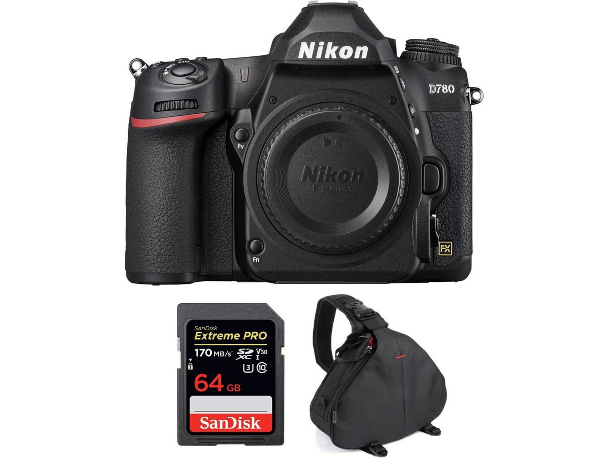 Kit Cámara Mirrorless NIKON Nikon D780 + SanDisk 64GB + Bolsa
