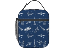 Bolsa De Almuerzo Con Diseño Avión Ovni Para Mujer