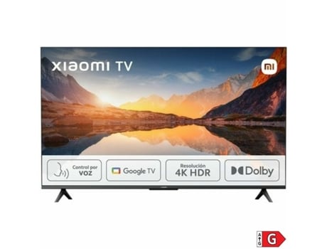 Smart TV XIAOMI A 2025 (Negro - F - 50 - 4K Ultra HD)