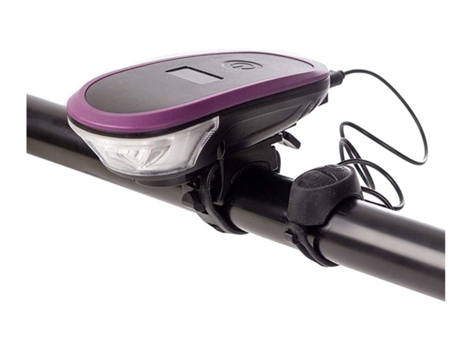 Luz para bicicleta con bocina Luz para bicicleta Usb recargable Luz decorativa para bicicleta Ï¼ˆNegroï¼‰-Negro ENZONS