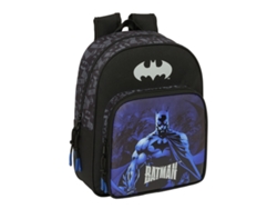 Mochila escolar negra de Batman 27 x 33 x 10 cm