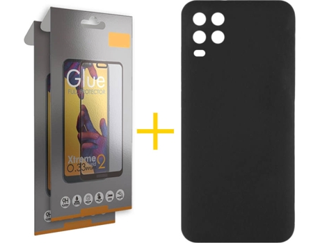Kit Funda + 2 Protectores de Pantalla Xiaomi Mi 10 Lite ACCETEL Liso Negro