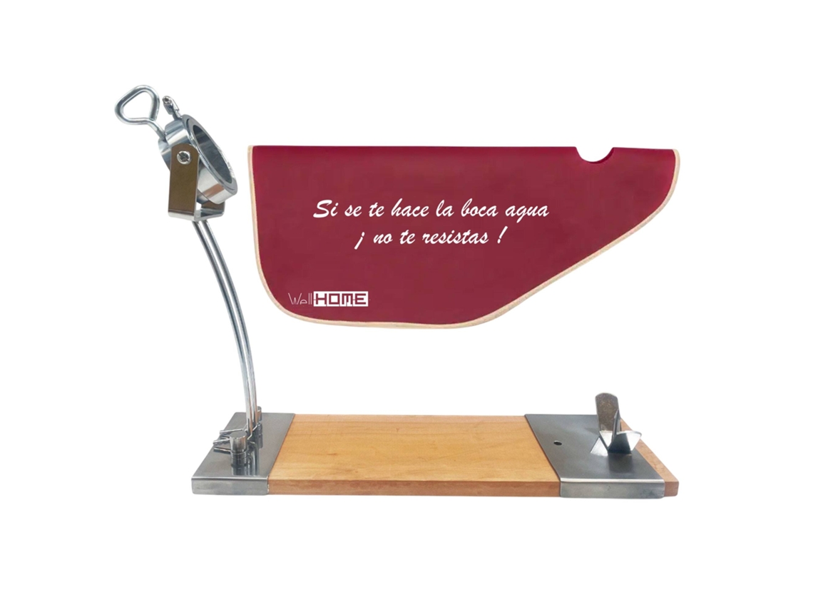 Jamonero Well Home con cabezal giratorio y tapa para jamón Wellhome
