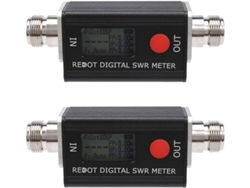 2 Medidores De Roe Digitales Rd106p, Potencia De 120 W, Fmb, Vhf, Uhf, 80-999 Mhz, Compatibles Con Relación De Onda Estacionaria.