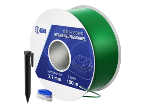 Cable delimitador universal para robots cortacésped jardín alambre 100mclavijas ECD GERMANY