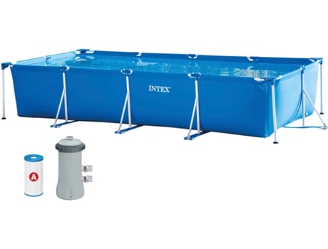 Piscina Tubular INTEX 28274 (com Bomba de Filtro - 7127 L - 220x84cm)