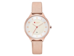 Relógio de Quartzo Rosa com Mostrador Elegante e Simples MDUG | MDUG