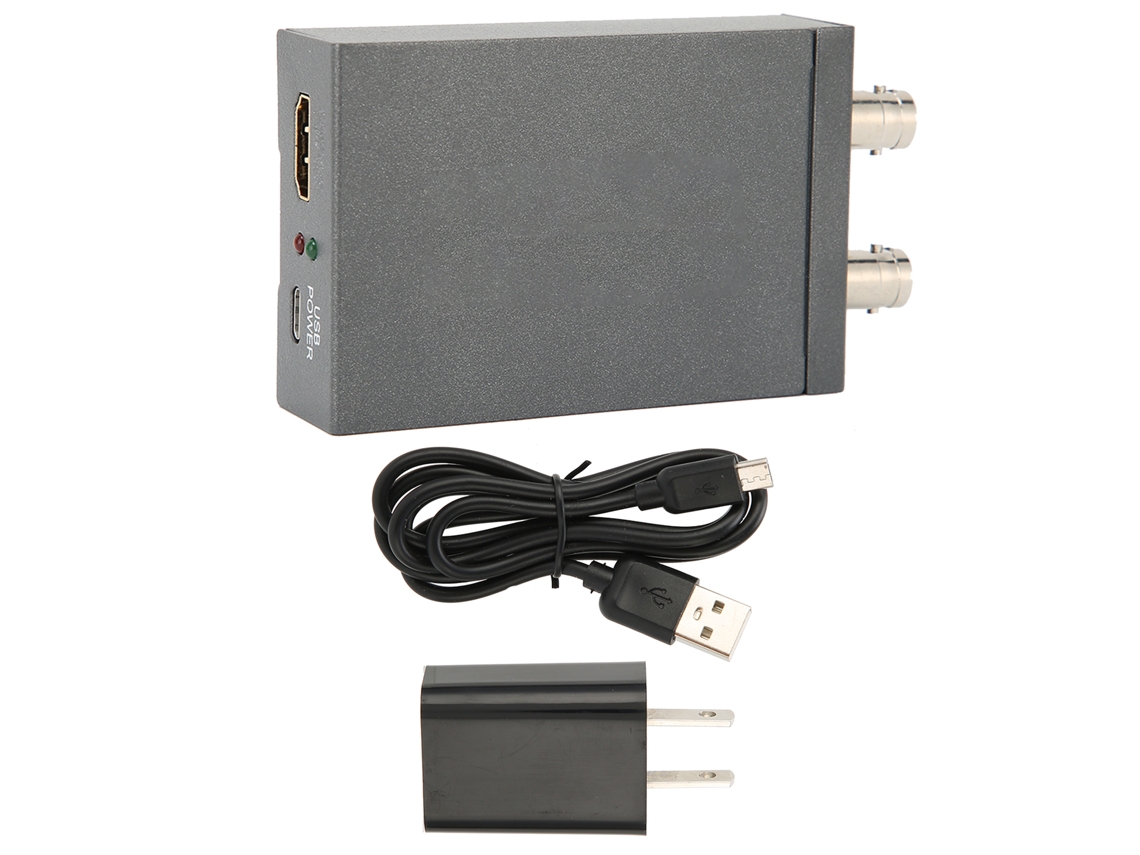 Convertidor De Interfaz Multimedia Hd A Sdi Con 2 Salidas Sdi, Miniconvertidor Hd A Sdi 3g Nk-m009