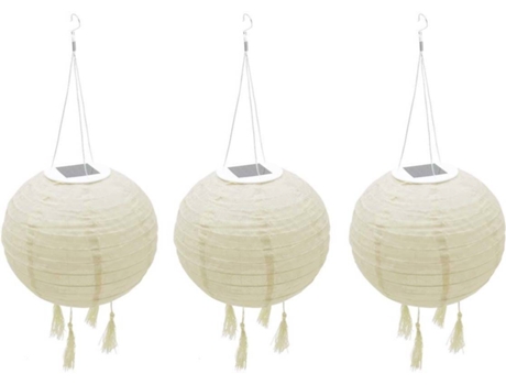 Iluminación Decorativa LUMI JARDIN (Blanco - Nylon - 24x70 cm)