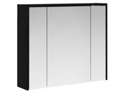 Maison Exclusive - Armario Con Espejo De Baño Roble Negro 73,5 X 16 X 62,5 Cm