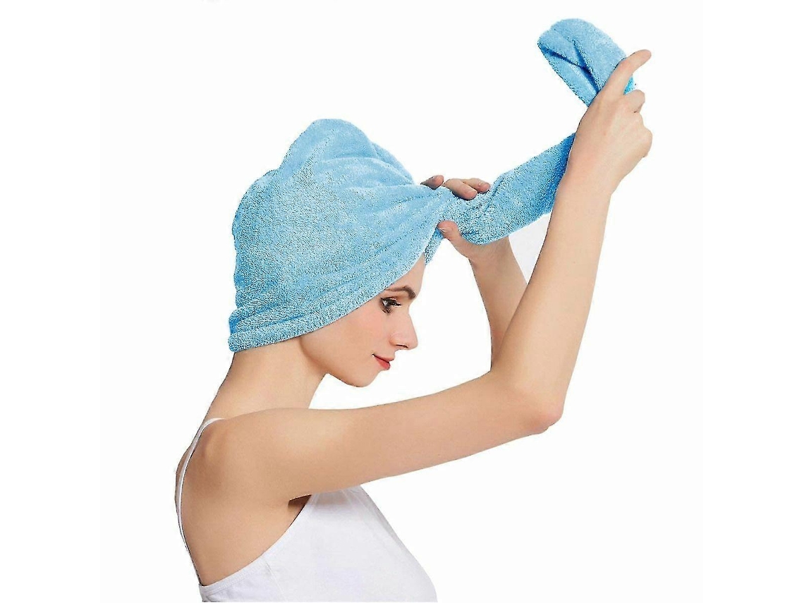 Toalla/turbante para el cabello, gorro de ducha suave y de secado rápido. Rosewell