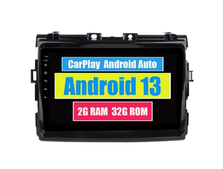Autoradio Multimedia ROVERONE para Toyota Previa XR50 2006 - 2019 CarPlay Android Coche Radio Bluetooth Navegación
