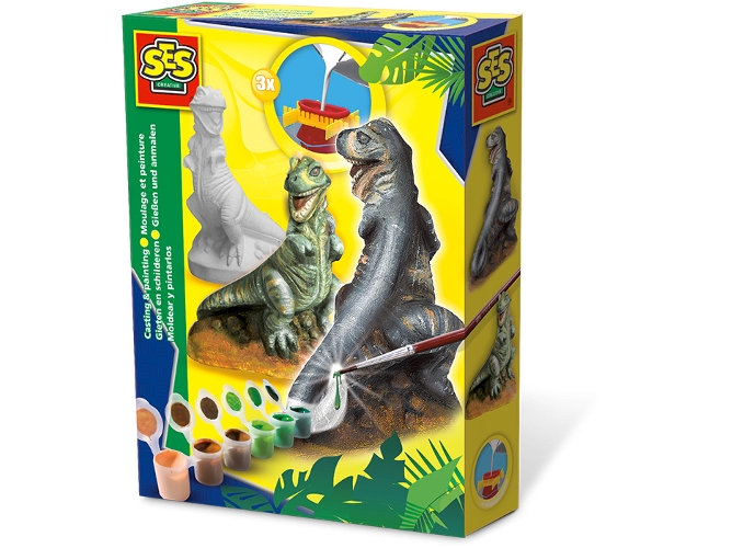 Juguete Criativo SES CREATIVE 01283 Pinta los Dinosaurios