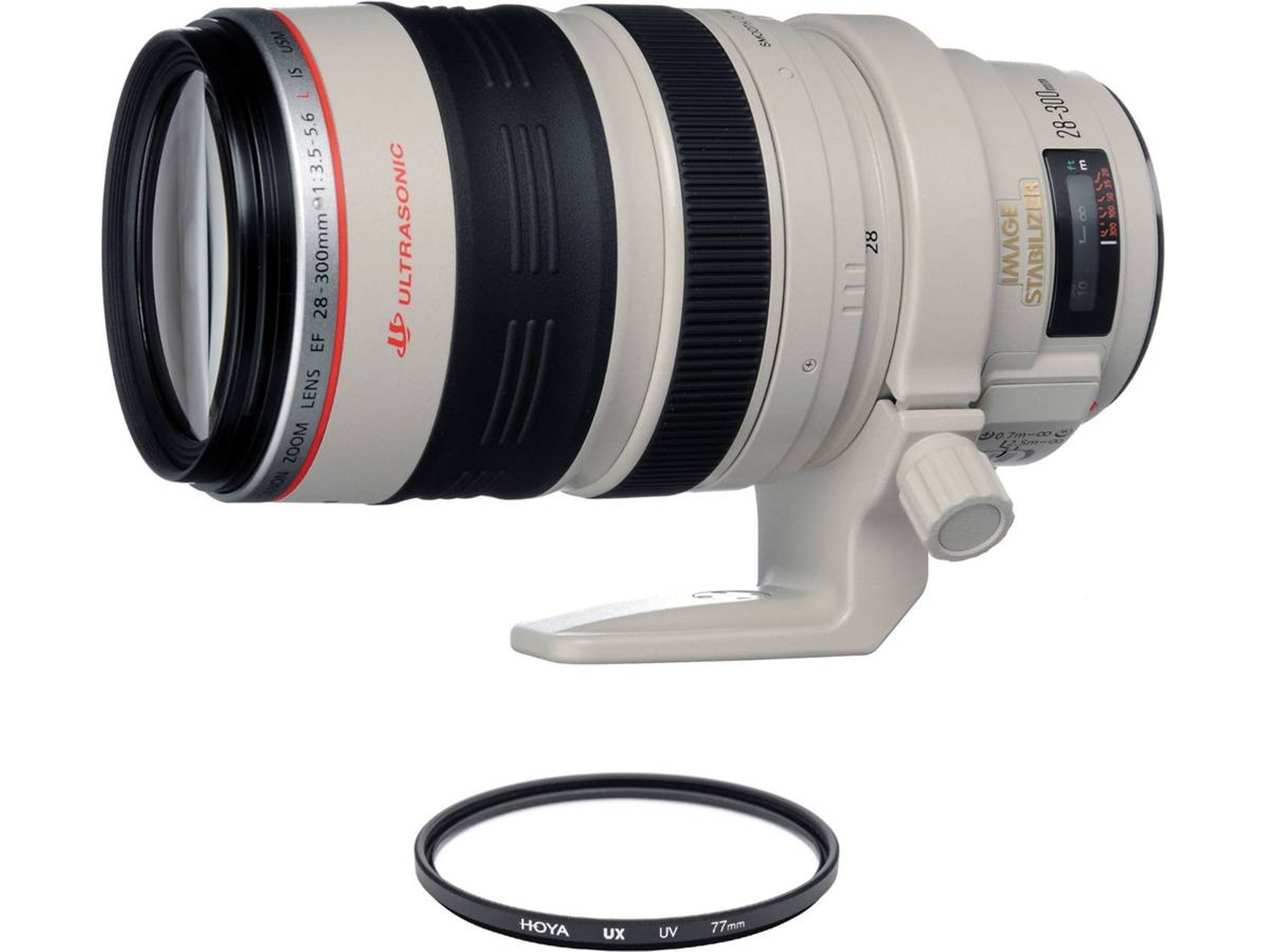 Objetivo CANON EF 28-300mm F3.5-5.6L IS USM + HOYA UX UV 77mm Filtro