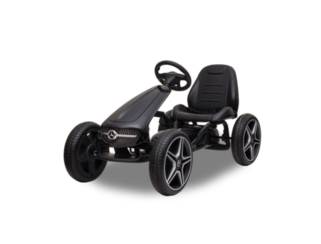Go Kart Coche para Niños MERCEDES Negro 0-6 Anos
