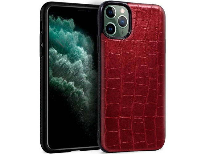 Funda iPhone 11 Pro Max COOL Piel Rojo