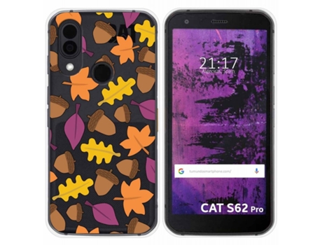 Carcasa CAT S62 Pro TUMUNDOSMARTPHONE Dibujos Transparente Multicolor
