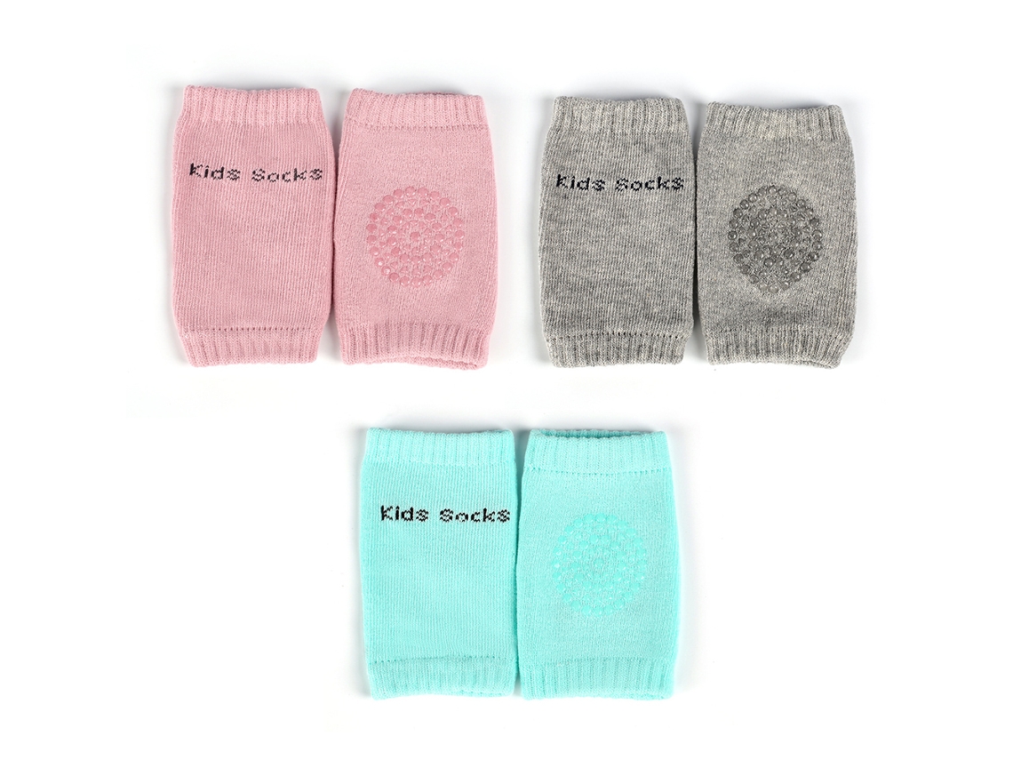 Par de rodilleras antideslizantes para gatear para bebés y niños pequeños. Protección de rodillas.