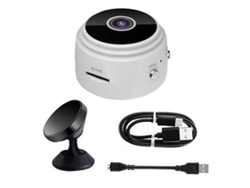 Cámara Espía Mini Wifi Hd 1080p Seguridad Hogar Visión Nocturna Movimiento Ip Cam Tarjeta White No