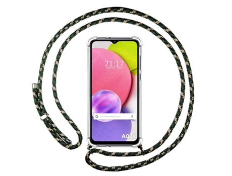 Carcasa Samsung Galaxy A03s TUMUNDOSMARTPHONE Colgante Verde