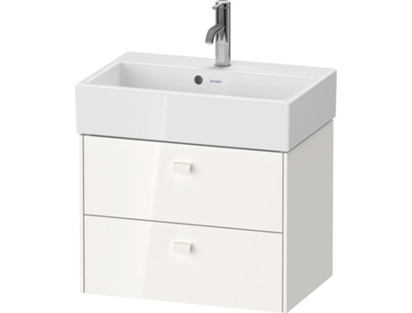 Mueble DURAVIT Brioso de baño de pared Compact 58,4 x 38,9 cm con 2 cajones incl. recorte de sifón y delantal para lavabo Vero Air 236860