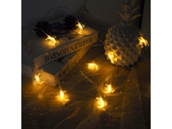 Luz De Fio Estrela E Lua Branco Quente Plugue Direto Lâmpada Cortina Decoração Quarto Loja