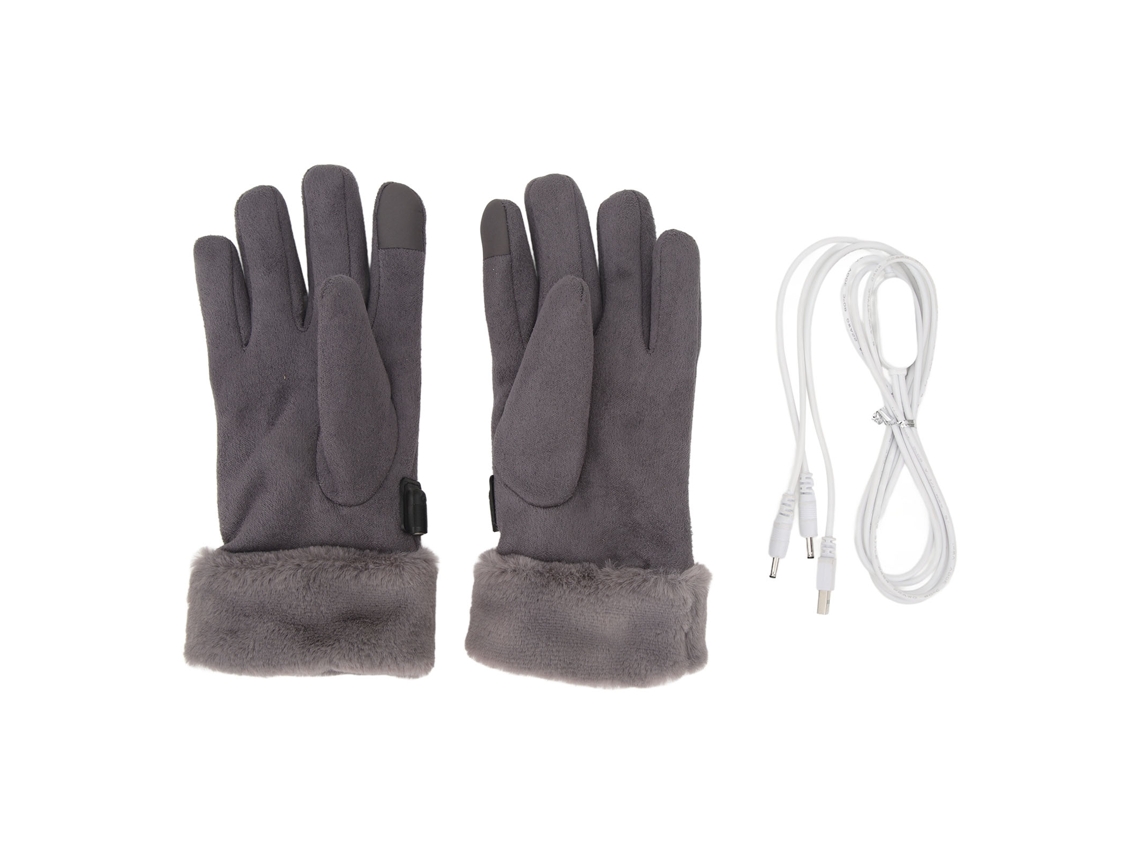 Guantes De Invierno Calefactables Con Conexión Usb, Resistentes Al Viento, Impermeables Y Con Palma Elástica Antideslizante Para Mujer.