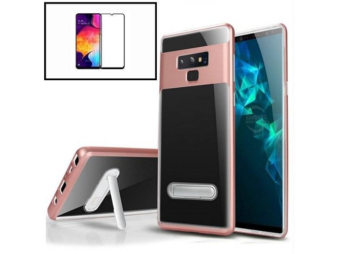 Funda + Protector Samsung S10 Spigen Crystal Hybrid (Rosa)