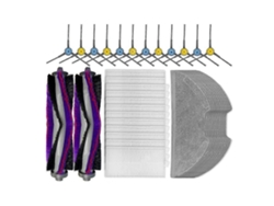 Cepillo lateral principal para Midea M9 / Eureka Nere10s E10s / Obode A8, filtro HEPA, paño de limpieza, accesorios, repuestos Webake