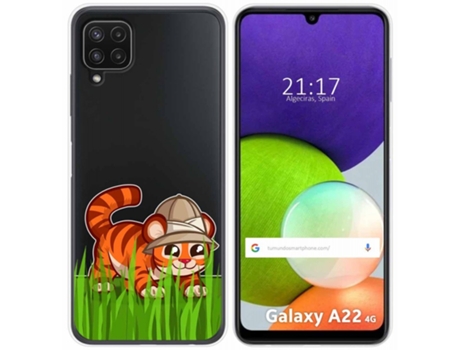 Carcasa Samsung Galaxy A22 4G / M22 TUMUNDOSMARTPHONE Dibujos Transparente Multicolor