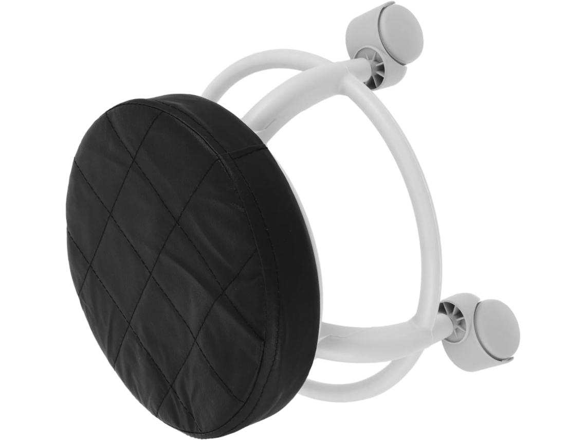 Siège À Roulettes Pivotant Bas Para Salón De Beauté Y Pédicure Tabouret Mobile Pu Con Universel...