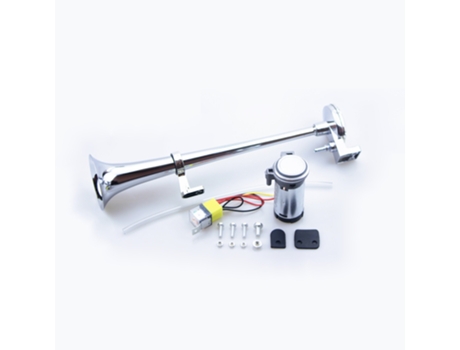 Bocina neumática de una sola trompeta súper fuerte[Con Motor Plateado / 12v]