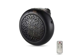 Calefactor Eléctrico TRUMSHOP para Uso Doméstico Portátil Negro 400W