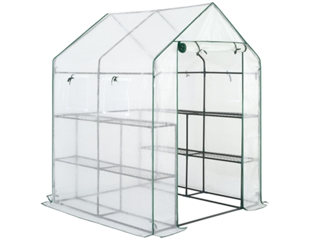Invernadero PE 5x5ft con 3 Niveles