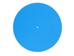 Alfombrilla Universal De Goma Para Tocadiscos De Vinilo, Reduce El Ruido, Es Más Firme, De Alta Calidad, Color Azul, 30 Cm (12 Pulgadas).