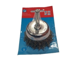 Lams cepillo taza   50 mm+espiga 6 mm alambre ond.lat. 35452001