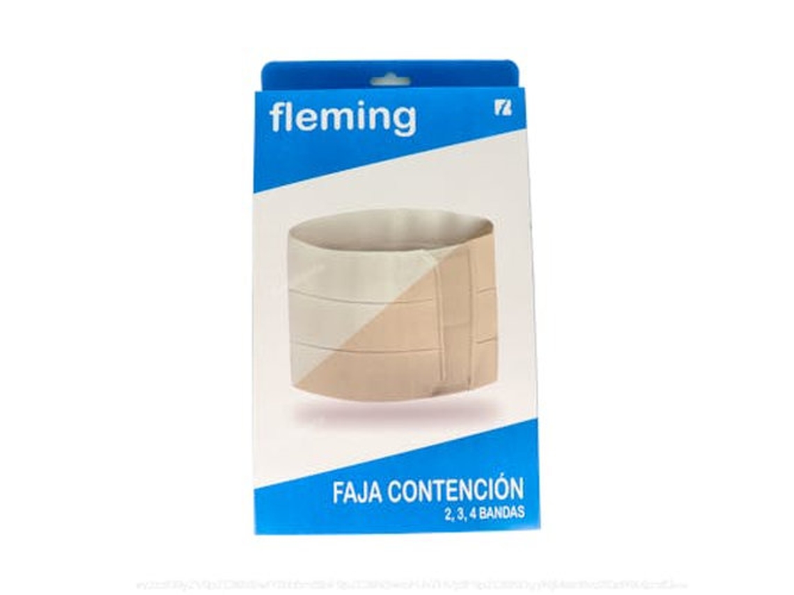 Cinturón elástico de soporte abdominal, velcro, Cont. 3B, T/3, 110-130 cm, Bln., FLEMING