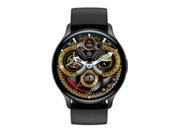 Reloj inteligente multifuncional, pantalla de 1,43 pulgadas, detección de salud, negro Bestvite