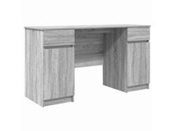 Escritorio Sonoma Gris | Escritorio de 140 x 49 x 76 cm, madera tratada