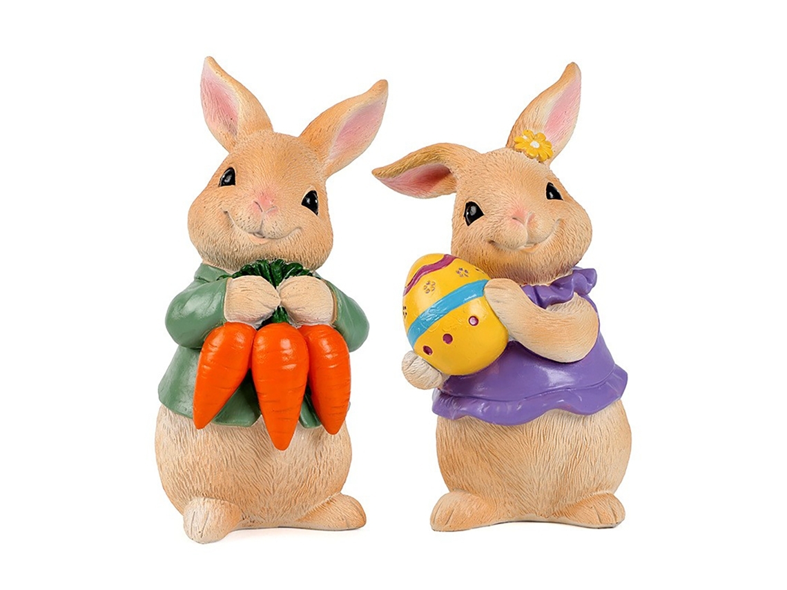 Adorno De Conejito De Pascua, Ideal Para Decorar Jardines/cafeterías, Objeto Decorativo, Ergonómico, Para Uso Diario.