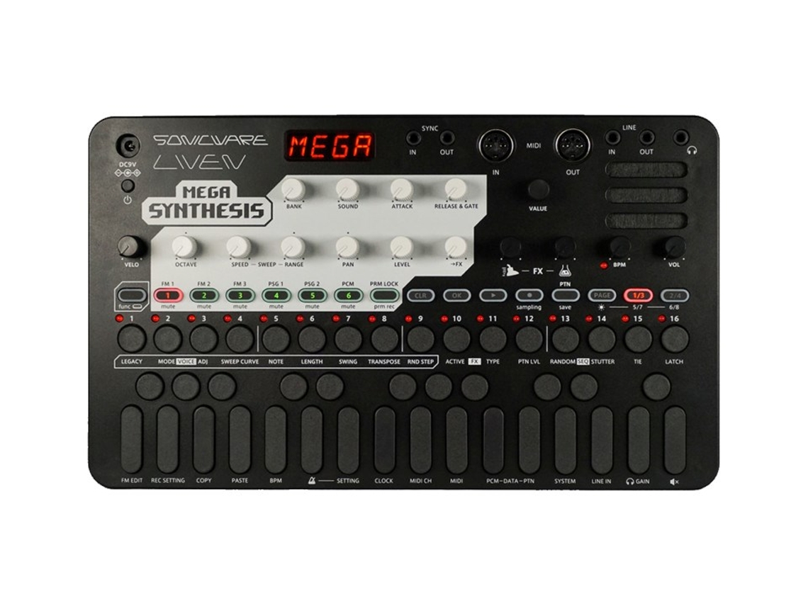 Sintetizador Sonicware Liven Mega Synthesis Scw