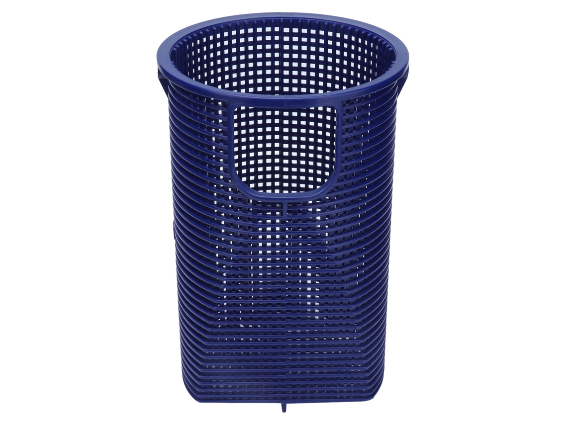 Cesta de plástico para recoger los residuos de la piscina