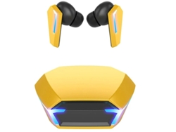Auriculares Intra Baixa Latência Longa Duração Yizhood Bluetooth Amarillo