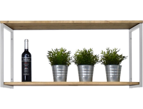 Estantería DS MUEBLES iCub Industrial Vintage (30x140x47cm)