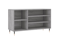 Maison Exclusive - Mueble Zapatero Madera Contrachapada Gris Sonoma 102x36x60 Cm