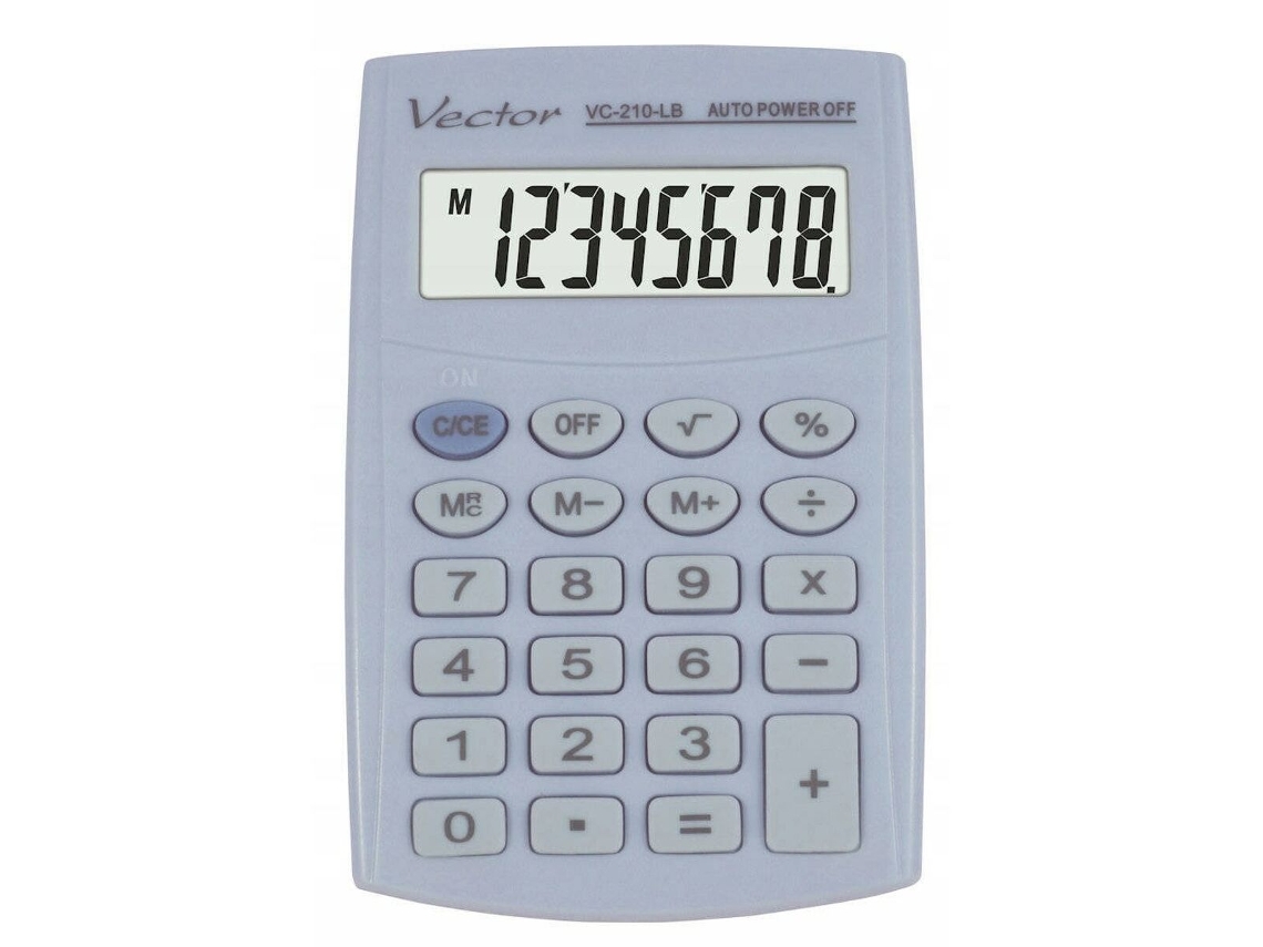 Calculadora vectorial Kav Vc de 210 lb de plástico azul