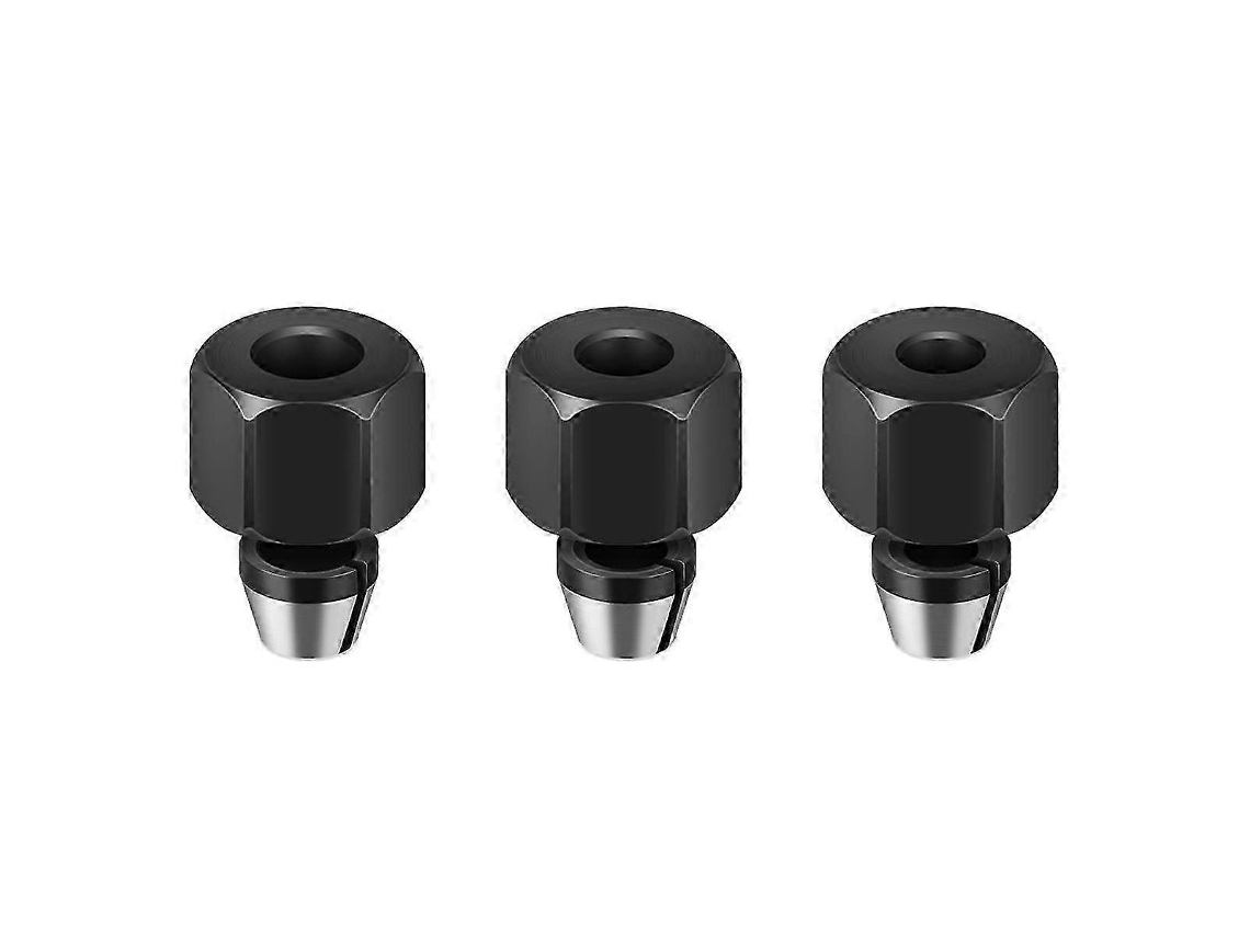 Adaptador de portapinzas de 6 mm, 6,35 mm y 8 mm con fresa para grabar y cortar tuercas en fresadoras eléctricas. Rosewell